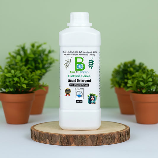 blu N green BioBliss Series Liquid Detergent | 500ml | Bio Enzyme