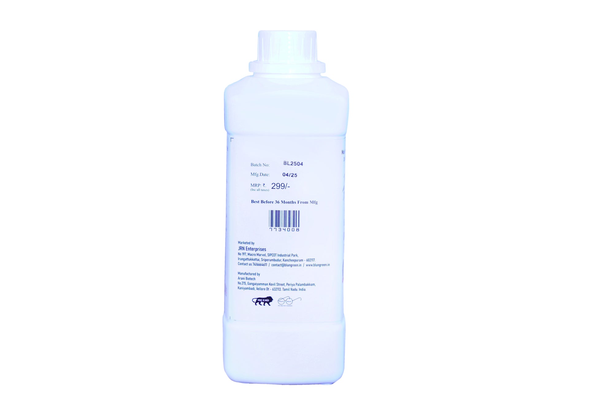 blu N green BioBliss Series Liquid Detergent