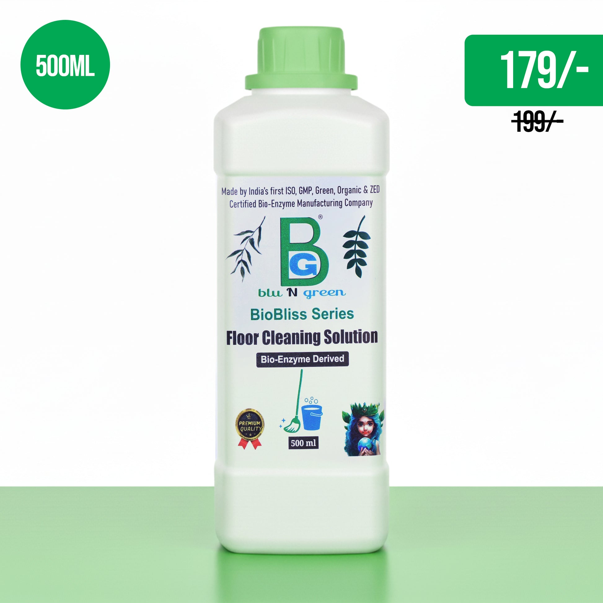 blu N green BioBliss Series Floor Cleaning Solution