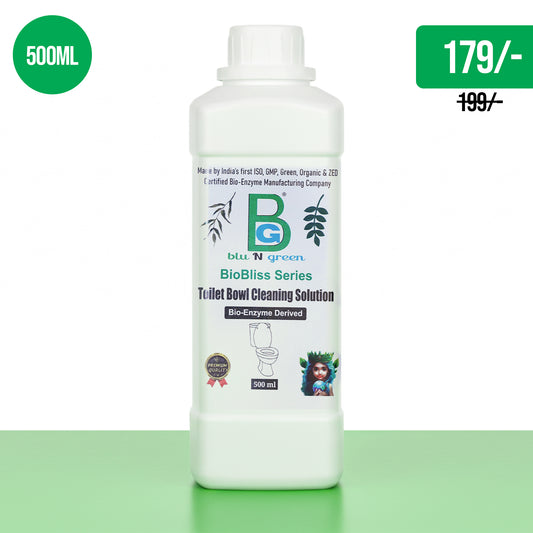 blu N green BioBliss Series Toilet Bowl Cleaning Solution | 500ml | Bio Enzyme